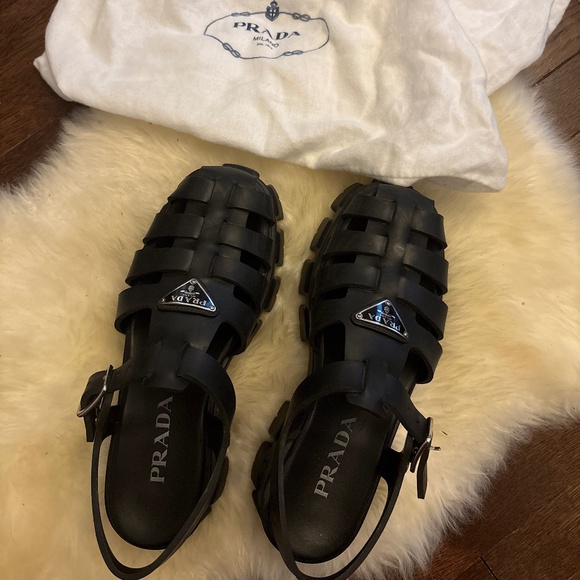 Prada Fisherman Sandals - Picture 1 of 4